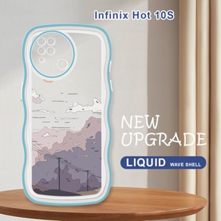 เคสโทรศัพท์มือถือ แบบนิ่ม ลายการ์ตูน ป้องกันกล้อง กันกระแทก สําหรับ Infinix Hot 9 10 11 Play Hot 10S 11S NFC