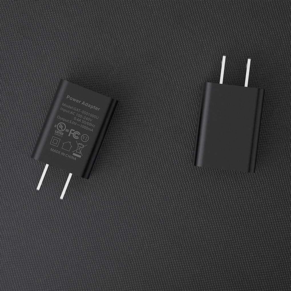Universal 5V 1A USB Charger One Plug Wall Port Adapter Charger สําหรับโทรศัพท์มือถือแท็บเล็ต US Plug