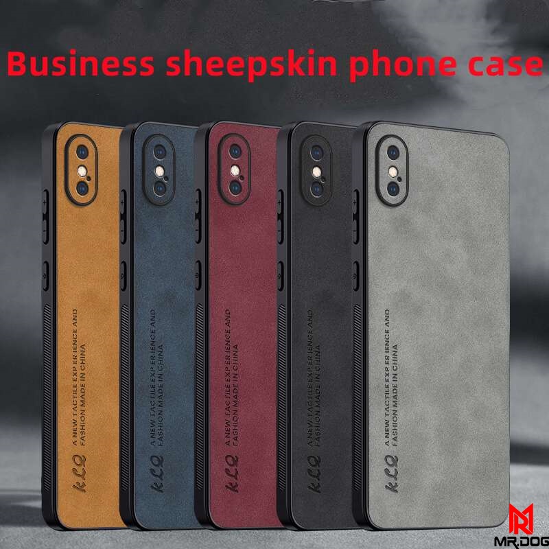 เคส iPhone X XR XS XS MAX iPhone 5 เคสโทรศัพท์หนังแกะแท้ เกิดมาเพื่อระดับไฮเอนด์โดยเฉพาะ KLQSWYP