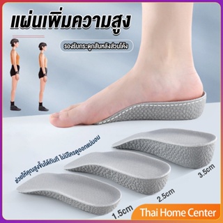 แผ่นเพิ่มความสูง แผ่นเสริมส้นเท้า (1คู่) 1.5-3.5 cm. แผ่นเพิ่มความสูง Heightening insole