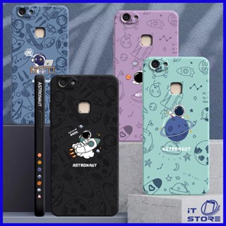 เคส Vivo V7 V7 Plus Soft Case Creative เคส Vivo V7 Plus Vivo V7 Case Silicone Case เคส Vivo V7 V7 Plus Astronaut Case Cartoon Case 2C-SS