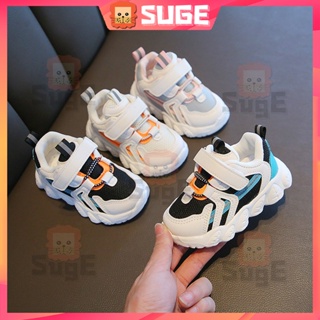 【Suge】รองเท้าผ้าใบลําลอง ส้นเตี้ย เหมาะกับการวิ่ง เล่นกีฬา แฟชั่นฤดูใบไม้ผลิ สําหรับเด็กผู้หญิง และเด็กผู้ชาย