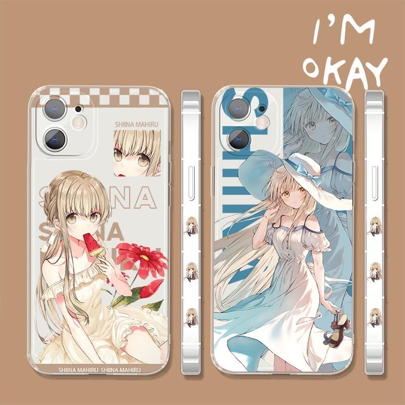 Shiina Mahiru Mobile phone case The Angel Next Door Spoils Me Rotten anime cell-phone protect case ACGN animation Custom protective case