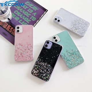 เคสโทรศัพท์มือถือแบบนิ่ม ใส ประดับเลื่อมกลิตเตอร์ ระยิบระยับ สําหรับ OPPO Reno8 T A78 A58 5G A17 A17K