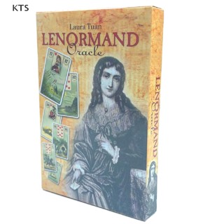 Kts Lura Tuan LENORMAND ไพ่ทาโรต์ เกมกระดาน สําหรับผู้เริ่มต้น งานปาร์ตี้ ครอบครัว