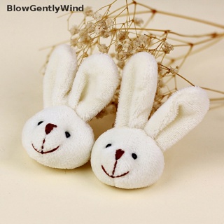 Blowgentlywind พวงกุญแจตุ๊กตากระต่าย ผ้ากํามะหยี่ขนนิ่ม 4 ชิ้น BGW