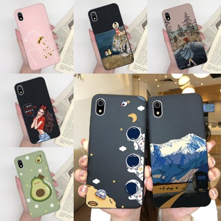 เคสโทรศัพท์มือถือ ซิลิโคนนิ่ม บางมาก ลายการ์ตูนนักบินอวกาศน่ารัก คุณภาพสูง สําหรับ Xiaomi Redmi 7A Redmi 7A