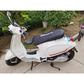 ผ้าคลุมเบาะรถจักรยานยนต์ กันน้ํา กันฝุ่น สําหรับ VESPA Sprint Primavera LX GTV GTS 300 150