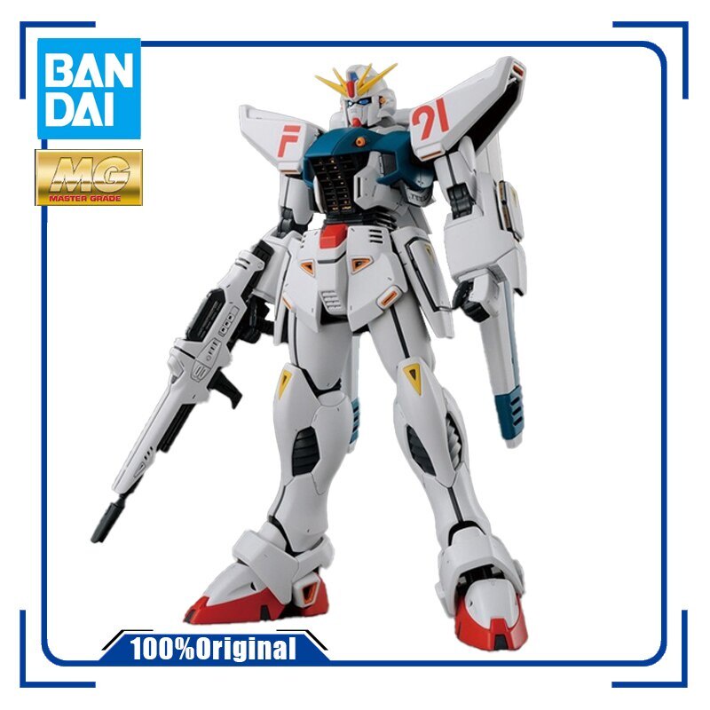 BANDAI MG 1/100 F-91 Gundam F91 Ver 2.0 Action Toy Figures Assembly Model Boy's Holiday Gift