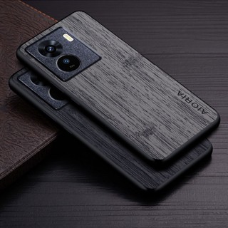 เคสโทรศัพท์มือถือหนัง ลายไม้ไผ่ หรูหรา สําหรับ Vivo iqoo z7 coque iqoo z7