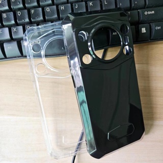 เคสโทรศัพท์มือถือ ซิลิโคน TPU แบบนิ่ม สีดํา สําหรับ Oukitel WP22