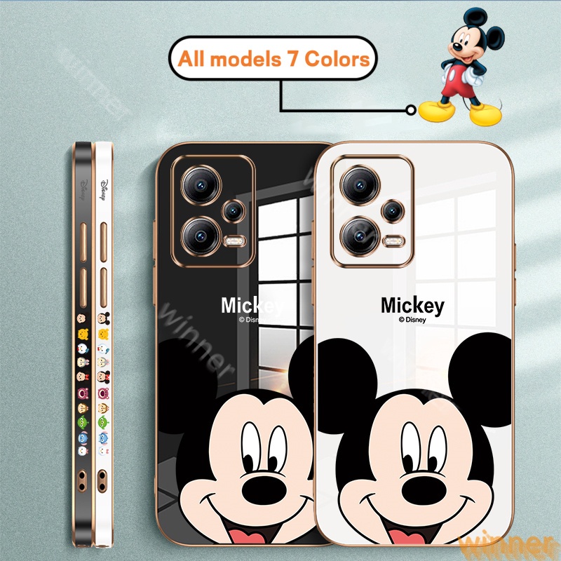 เคส Redmi Note 12 4G Note 12 5G Note 12 pro Note 12 pro+ Note 11 11s 11 pro 10 โทรศัพท์มือถือแบบนิ่ม ลายดิสนีย์ มิกกี้เมาส์ 31AMQ สําหรับ