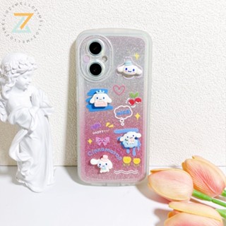 เคส OPPO Reno 8T 5G Reno 8T 4G Reno 8Z 5G Reno 7Z 5G Reno 6Z 5G Reno 8 5G Reno 7 5G Reno 6 5G Reno 5 เคสโทรศัพท์ซิลิโคนลายการ์ตูน Simple Cinnamon Dog