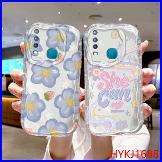 เคส Vivo Y11 เคส Vivo Y15 เคส Vivo Y12 เคส Vivo Y17 tpu ลายครีม ซิลิโคน นิ่ม โปร่งแสง เคสโทรศัพท์ NYW