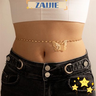 ZAIJIE Women Body Chain Beach Wear Body Jewelry Belly Waist Chain Fashion Bikini Summer Crossover Bohemian Style