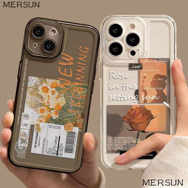 ✅เคสโทรศัพท์มือถือ ลายพระอาทิตย์ตก แนวสตรีท สําหรับ Apple 78xr x131211เคสโทรศัพท์มือถือ แบบนิ่ม กันก