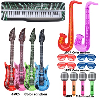 15pcs/set Birthday Home Musical Instruments Party Supplies Inflatable Christmas Decoration Carnival Gift Foil Balloon