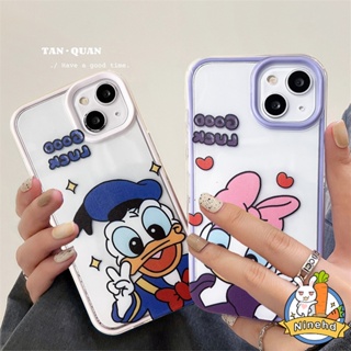 เคสโทรศัพท์มือถือ กันกระแทก ลายการ์ตูนโดนัลด์ดั๊ก 3 In 1 สําหรับ OPPO A17 A17K A57 A77 A77s A16K A16 A15 A15s A3s A5s A78 A76 A96 A74 A54 A95 A94 A93 A92 A52 A5 A9 F11 Reno 8Z 7Z 5