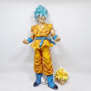 โมเดลฟิกเกอร์ Pvc รูปปั้นอนิเมะ Dragon Ball Z Son Goku Super Saiyan Kakarotto ขนาด 30 ซม. ของเล่นสําหรับเด็ก