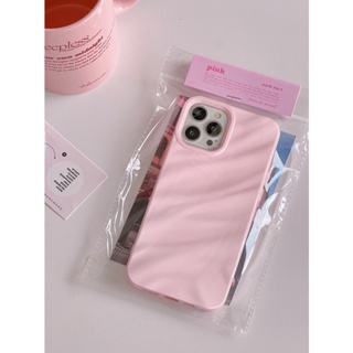 เคสโทรศัพท์มือถือซิลิโคน กันกระแทก สีชมพู สําหรับ iPhone 11 12 13 14 Pro Max