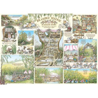 Jill Barklem ภาพจิตรกรรมบนผ้าใบ ลาย Brambly hedge สําหรับตกแต่งห้องนอน ห้องนั่งเล่น