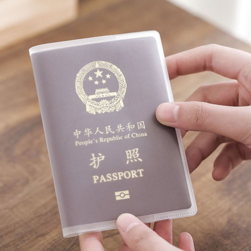 กระเป๋าใส่บัตรเครดิต PVC แบบใส กันน้ํา สําหรับเดินทาง