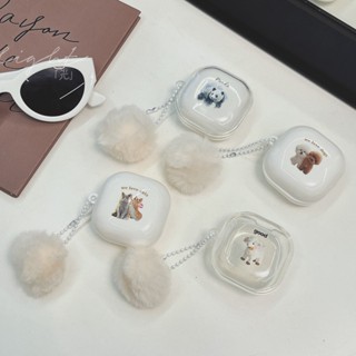 เคสใส ลายการ์ตูนน่ารัก สําหรับ Samsung Galaxy Buds Live / Buds Pro / Buds 2 / Galaxy Buds 2Pro