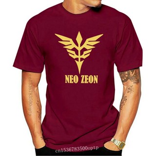 เสื้อยืด พิมพ์ลายสัญลักษณ์ Gundam Wing Neo Zeon สําหรับผู้ชาย