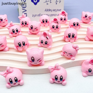 [JBTH] ตุ๊กตาการ์ตูน Kirby Super Star เรืองแสง ขนาดเล็ก สําหรับตกแต่งบ้านตุ๊กตา 2 ชิ้น