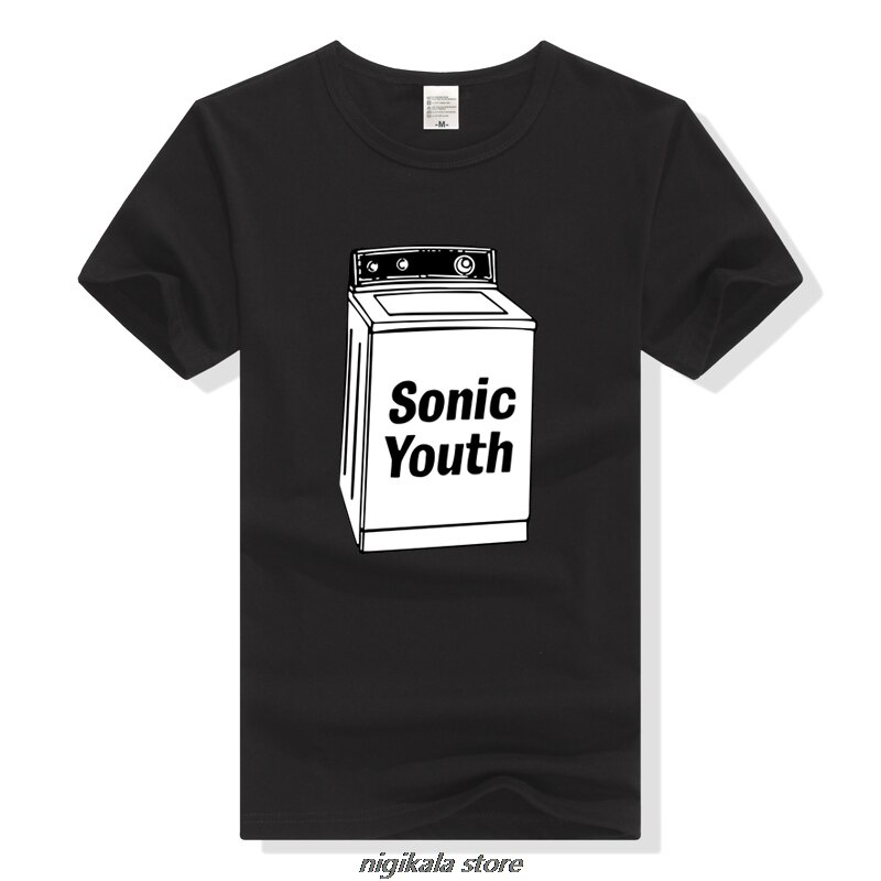 Sonic Youth T เสื้อ Rock Band เสื้อยืดผู้ชายผู้หญิง Unisex Tshirt แขนสั้น Punk เสื้อผ้า