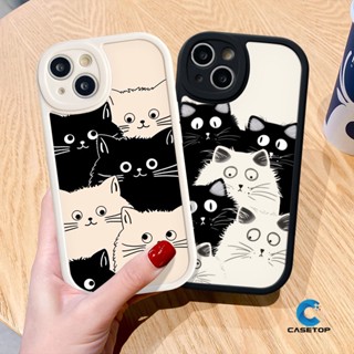 เคสโทรศัพท์มือถือ ลายการ์ตูนแมวน่ารัก สําหรับ Oppo A17K A77s A95 A57 A96 A55 A15 A31 A17 A78 A16K A58 A76 A74 A53 A12 A16 A5s A7 A54 A9 A5 A16E A92 A1K A3S Reno 8 7Z 7 5 5F เคส Tpu นิ่ม