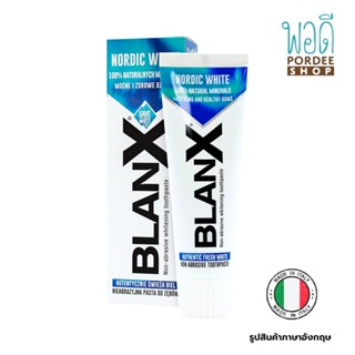 BlanX ยาสีฟันสูตรฟันขาว แบลงเอ็กซ์ นอร์ดิค ไวท์ BlanX Nordic White ช่วยให้ฟันขาวขึ้น 75 มล.