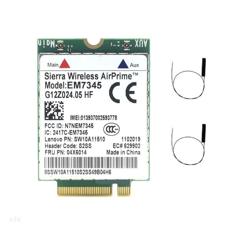Xi EM7345 4G LTE 4G โมดูลการ์ด FRU: 04X6014 WWAN อะแดปเตอร์ สําหรับ Thinkpads T450 T450s