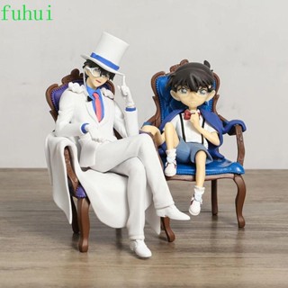 Fuhui ตุ๊กตาฟิกเกอร์ อนิเมะยอดนักสืบโคนัน Kawaii Edogawa Conan ของเล่นสําหรับเด็ก