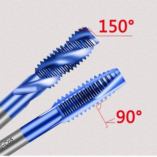 ดอกต๊าปเกลียว โคบอลต์นาโน สีฟ้า HSS-Co M35 M3 M4 M5 M6 M8 M10 M12 M14 M16 สําหรับสเตนเลส 1 ชิ้น