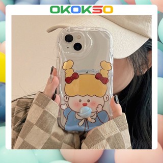 เคสมือถือ แบบนิ่ม ลายการ์ตูนอมยิ้ม ขอบโค้ง กันกระแทก สําหรับ OPPO Reno9 Reno8 Reno7pro reno6 7z 8T 5 R17 A53 A9 2020 4Z 5G F11 A31 A3S A78 A77