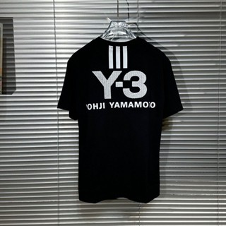 เสื้อยืดคอกลม แขนสั้น ผ้าฝ้าย พิมพ์ลาย Y-3 สไตล์คลาสสิก เหมาะกับฤดูร้อน สําหรับผู้ชาย