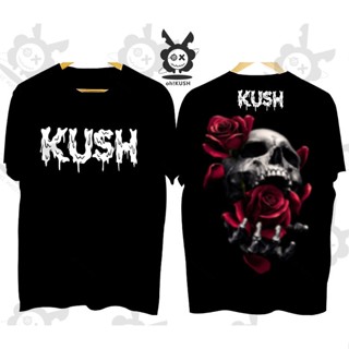 KUSH t shirt Vintage Inspired Cotton Oversized Loose Clothing T-Shirt For Men Oversize Tee เสื้อ