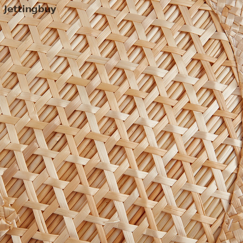 [Jettingbuy] พัดฟางสานมือ เป็นมิตรกับสิ่งแวดล้อม แฟชั่นฤดูร้อน