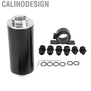 Calinodesign Fuel Filter Assembly  Fuel Filter Black Universal Efficient 50mm Rustproof  for Car