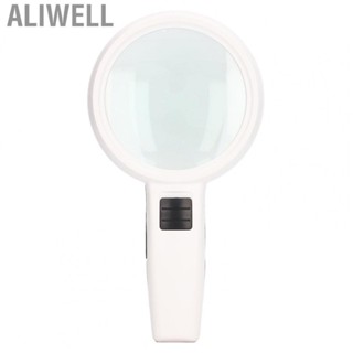 Aliwell HD30X Illuminated Magnifier With Large Non-slip Key For Magnifying Cards