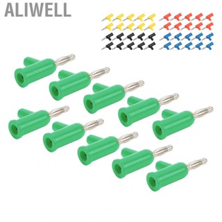 Aliwell Open Screw Bananas Connector  30VAC-60VDC Solderless Banana Plug  for Electronic Instruments