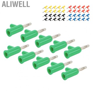 Aliwell Open Screw Bananas Connector  30VAC-60VDC Solderless Banana Plug  for Electronic Instruments