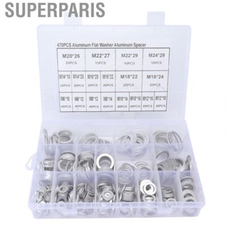 Superparis Washer Assortment Set Sealing Washer Flat  for Automobiles