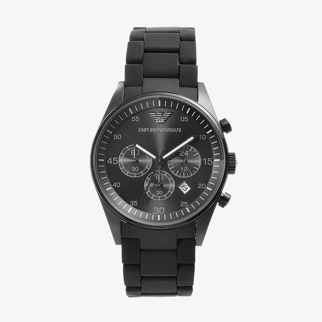 ◌New❤ EMPORIO ARMANI นาฬิกาข้อมือผู้ชาย รุ่น AR5889 Classic Men's Black Sportivo - Black