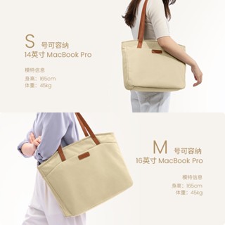 tomtoc tote Bag Shoulder Large Capacity Texture Female Class 2022 New Style Popular Big