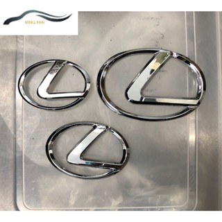 โลโก้สัญลักษณ์ OEM XINFAN Lexus Toyota Chrome ด้านหน้า และด้านหลัง