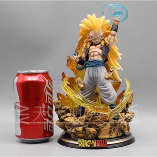 ส่งฟรี พร้อมส่ง โมเดลฟิกเกอร์ อนิเมะ Dragon Ball Tyrannosaurus Club Replica Dragon Ball Zhiwutianks Super Three Form Son Goten Trunks GK