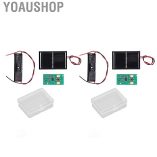 Yoaushop 2 Sets Solar Panel 1.2V  Solar Light Control Board Module For Outdoor Garden