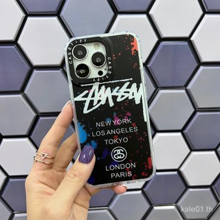 เคสโทรศัพท์มือถือ กันกระแทก ลาย STUSSY STUSSY สไตล์ยุโรป อเมริกัน สําหรับ iPhone 13Pro max 14Pro 11 12 x xr xsmax